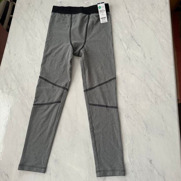 NWT Oshkosh B’gosh boys activewear pants snugfit base layer grey kids sz 8 - Picture 1 of 9